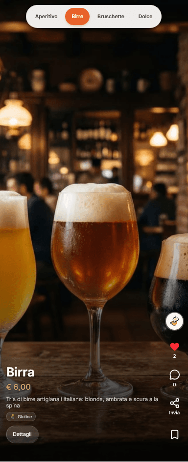 Scroll Menu — birra