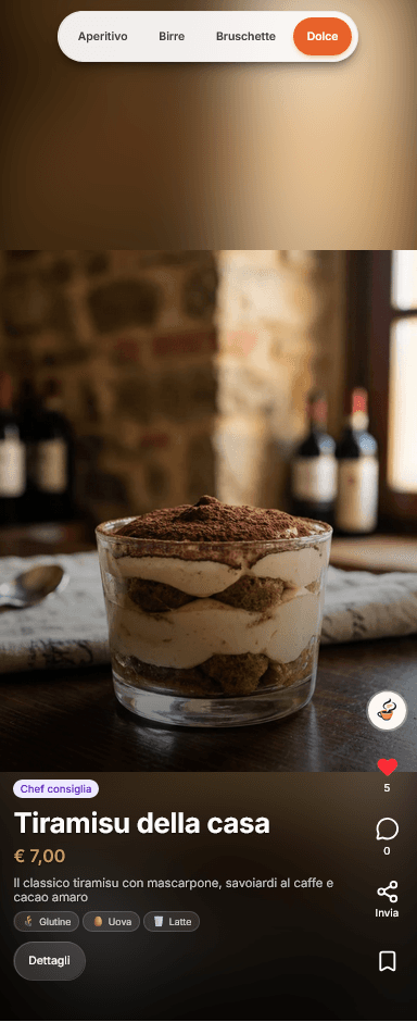 Scroll Menu — tiramisù
